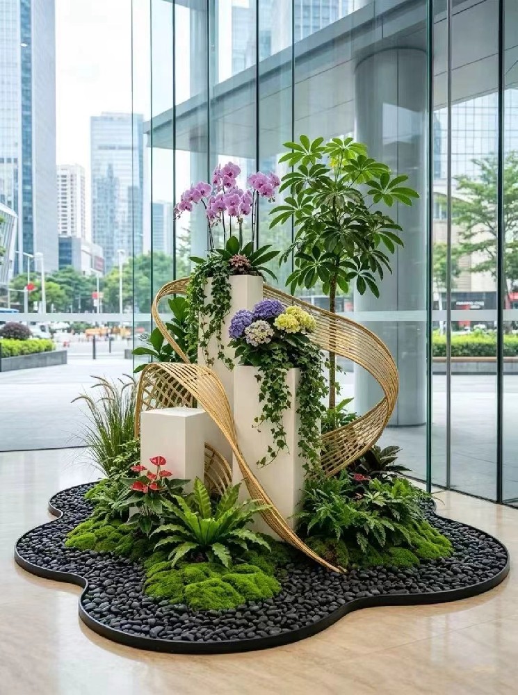 苏州星级酒店大堂仿真绿植造景采购指南：从材质到成本，一篇讲透