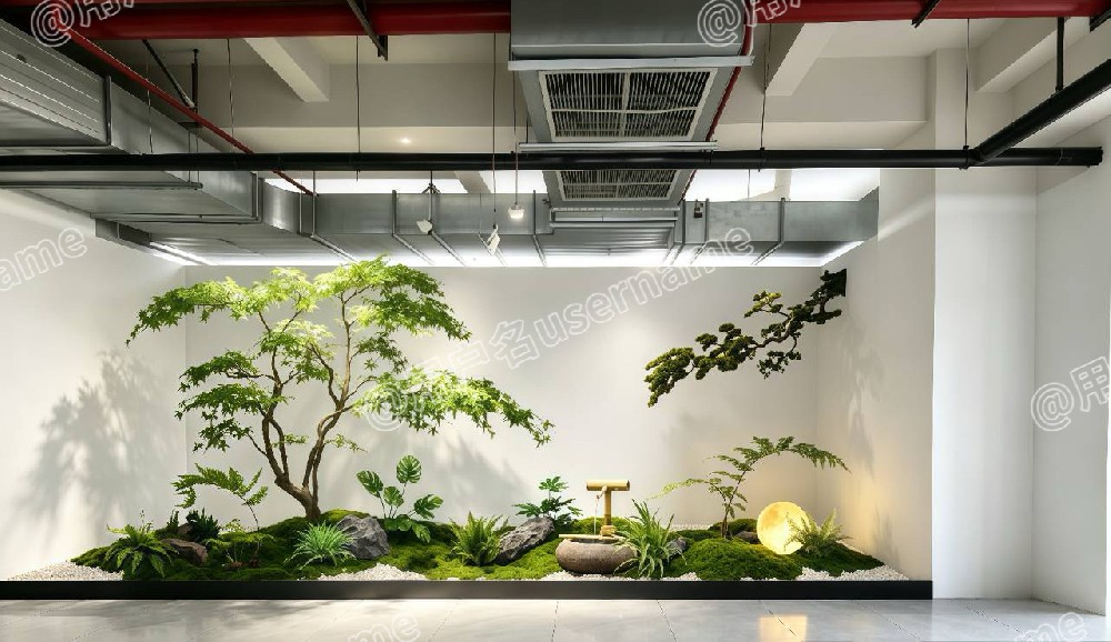 仿真植物造景｜效果图高度还原，苏州企植管家园林绿化，江浙沪设计施工一站式服务